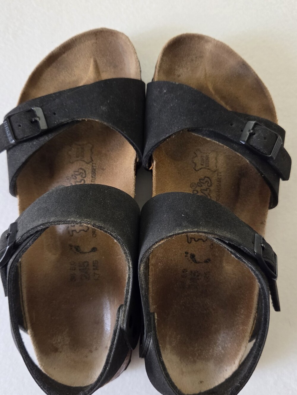 Birki's Women's Two-Strap Buckle Sandals - Birkenstocks 36 Size 5.5